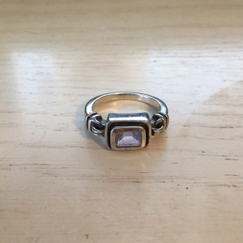 Silpada Amerhyst ring size 8